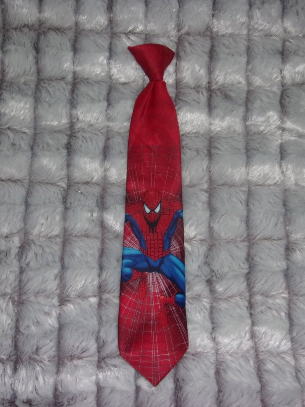 Vintage 2005 Marvel Spiderman Boys Clip on Tie